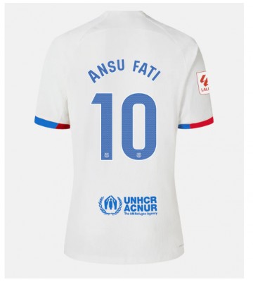 Barcelona Ansu Fati #10 Bortedrakt 2023-24 Kortermet